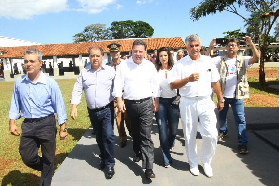 Em Morrinhos Marconi Inaugura Mais Um Col Gio Militar Brasil