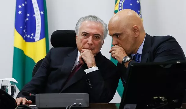 Alexandre de Moraes sai em defesa de Temer e defende "sucesso" de seu governo