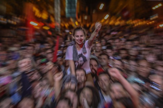 Ato em defesa de Lula em Chapecó