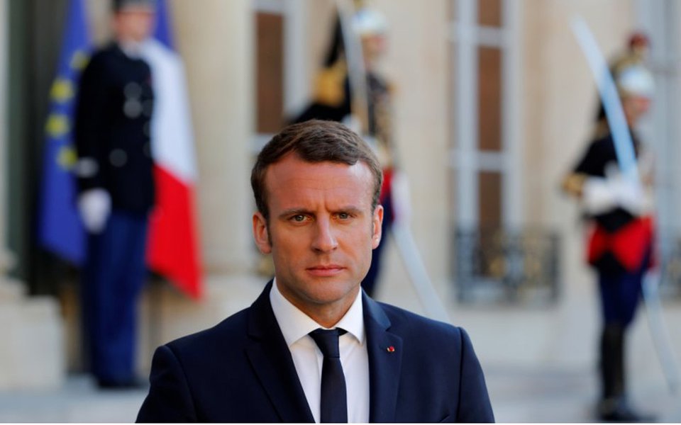 Presidente da França, Emmanuel Macron, durante evento no Palácio do Eliseu em Paris. 21/05/2017 REUTERS/Philippe Wojazer
