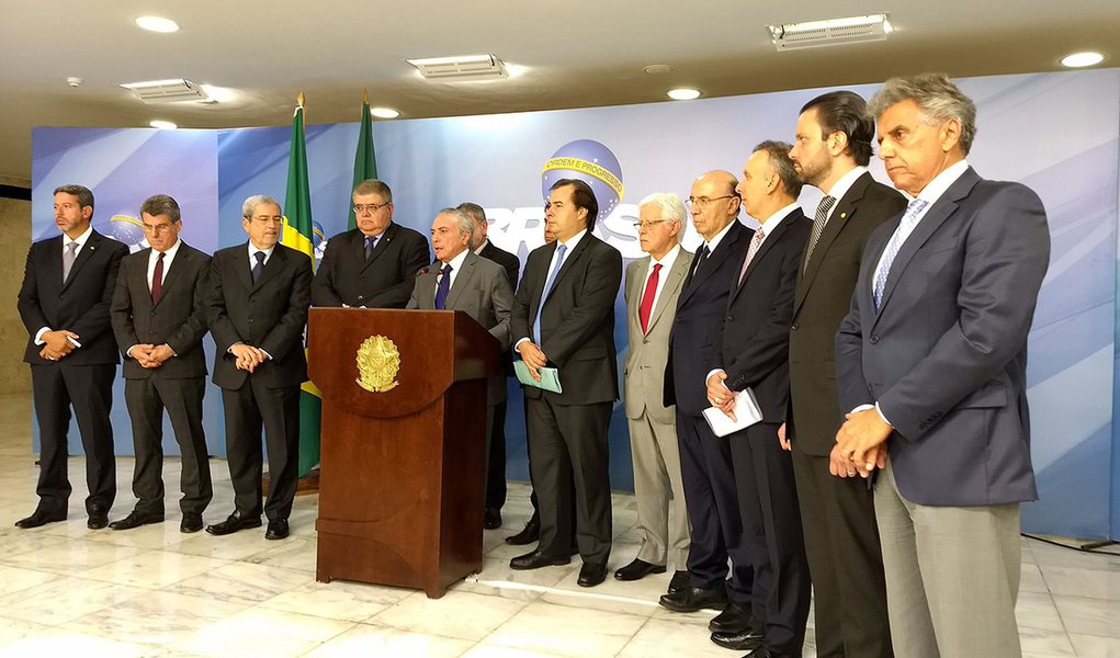 Brasília - O presidente Temer fala sobre a inmportância da reforma da previdência (Valter Campanato/Agência Brasil)