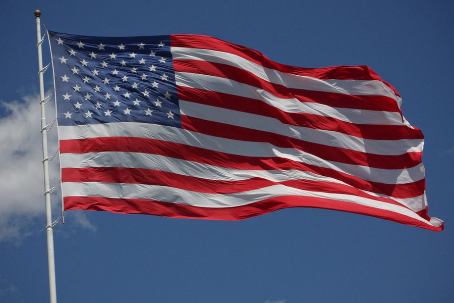 Bandeira dos Estados Unidos.