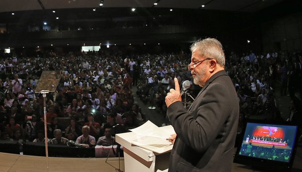 Belo Horizonte- MG- Brasil- 06/02/2015- Ex-presidente Lula discursa em evento que comemora os 35 anos do PT. Foto: Ricardo Stuckert/ Instituto Lula