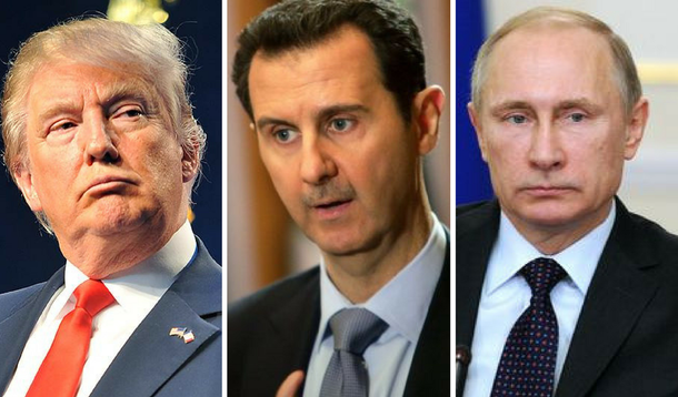 Síria. Trump, Assad e Putin