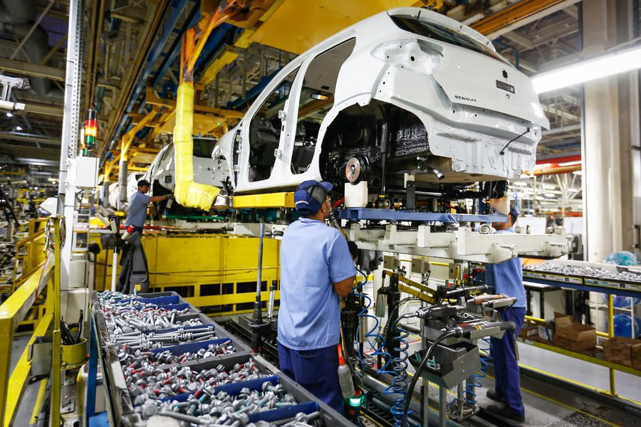 A indústria do Paraná fechou o primeiro semestre com alta de 2,5% na produção, em comparação com o mesmo período do ano passado. Fábrica da Renault em São José dos Pinhais. Foto: Rodolfo Buhrer