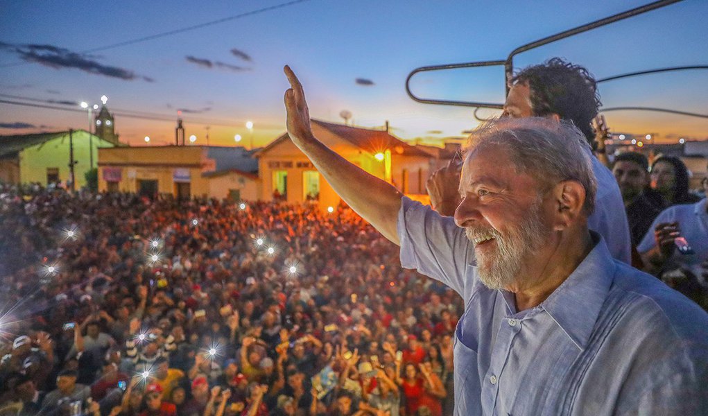 30/08/2017- Lula visita a cidade de Cedro (CE) Foto: Ricardo Stuckert