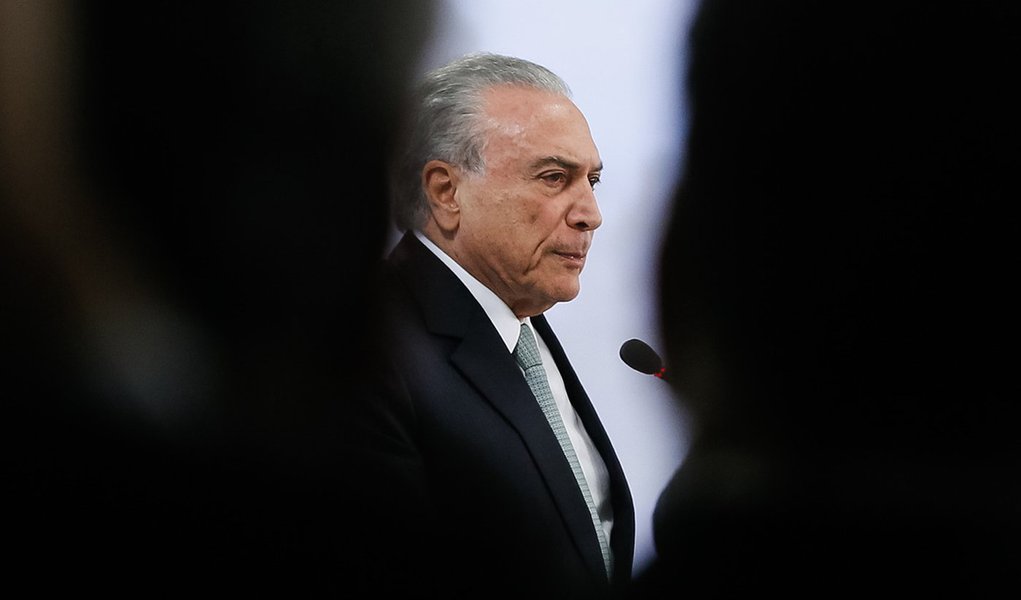 (Brasília - DF, 18/05/2017) Pronunciamento do Presidente da República, Michel Temer, à imprensa. Foto: Beto Barata/PR