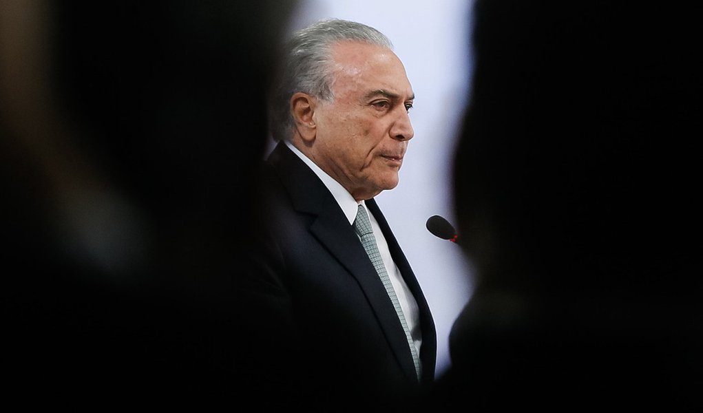 (Brasília - DF, 18/05/2017) Pronunciamento do Presidente da República, Michel Temer, à imprensa. Foto: Beto Barata/PR