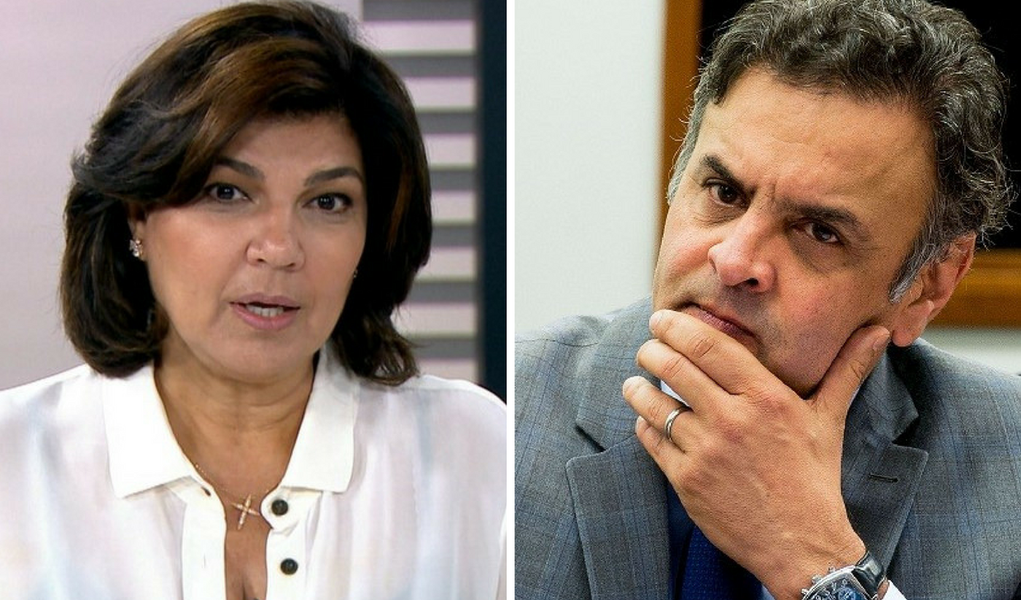 Cristina Lôobo e Aécio Neves