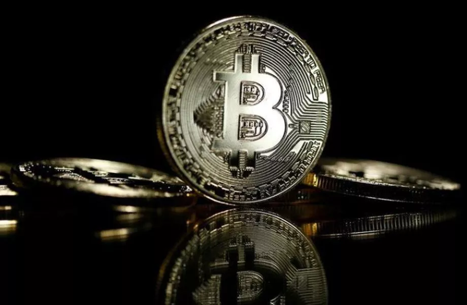 Ilustração da moeda digital Bitcoin