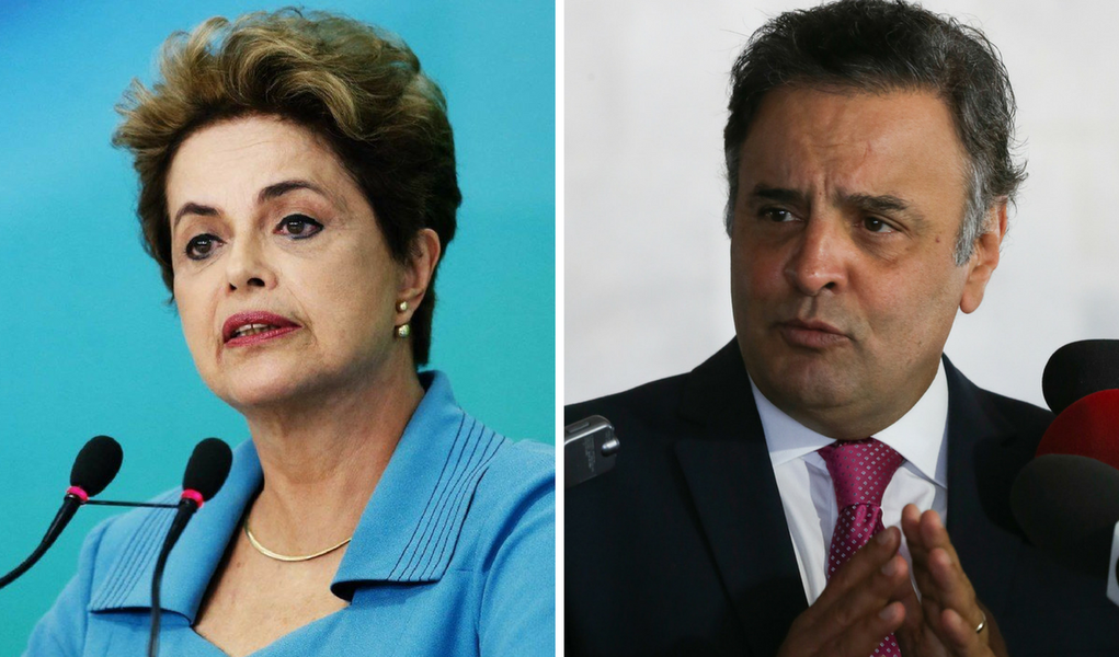 Dilma Rousseff e Aécio Neves