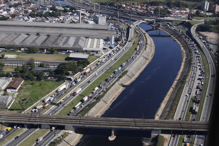 Marginal Tietê em São Paulo