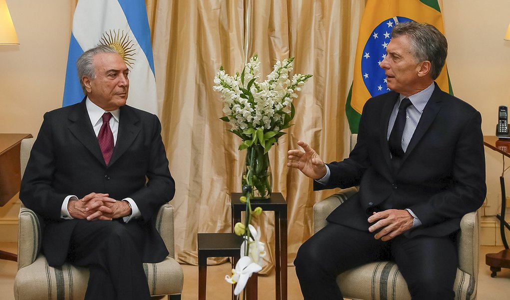 Presidente Michel Temer durante encontro com Presidente da República Argentina, Mauricio Macri (Olivos - Argentina 03/10/2016)