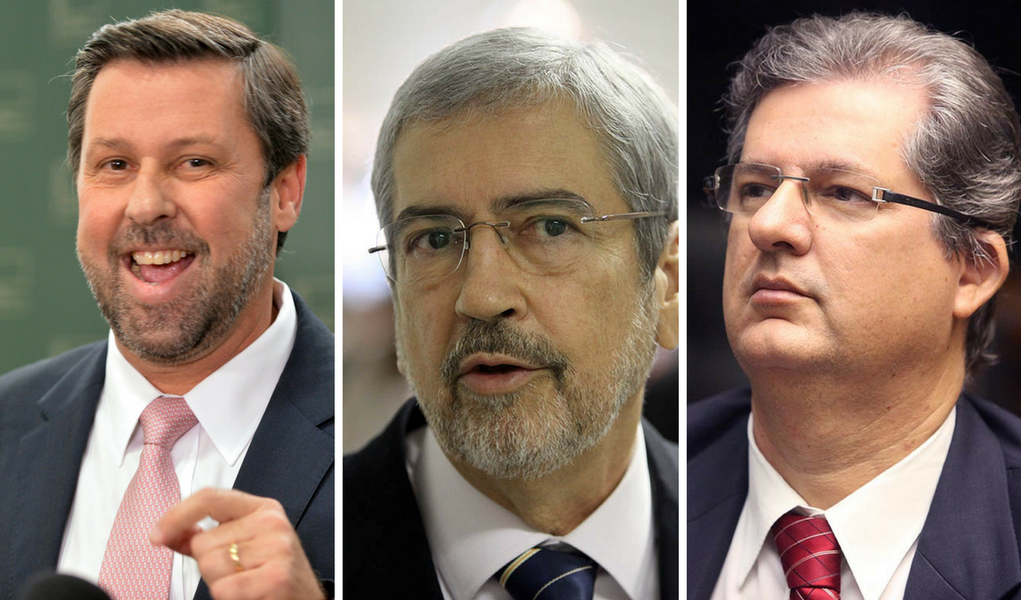 Tucanos Carlos Sampaio, Antonio Imbassahy e Jutahy Magalhães brigam no PSDB pela presidência da Câmara