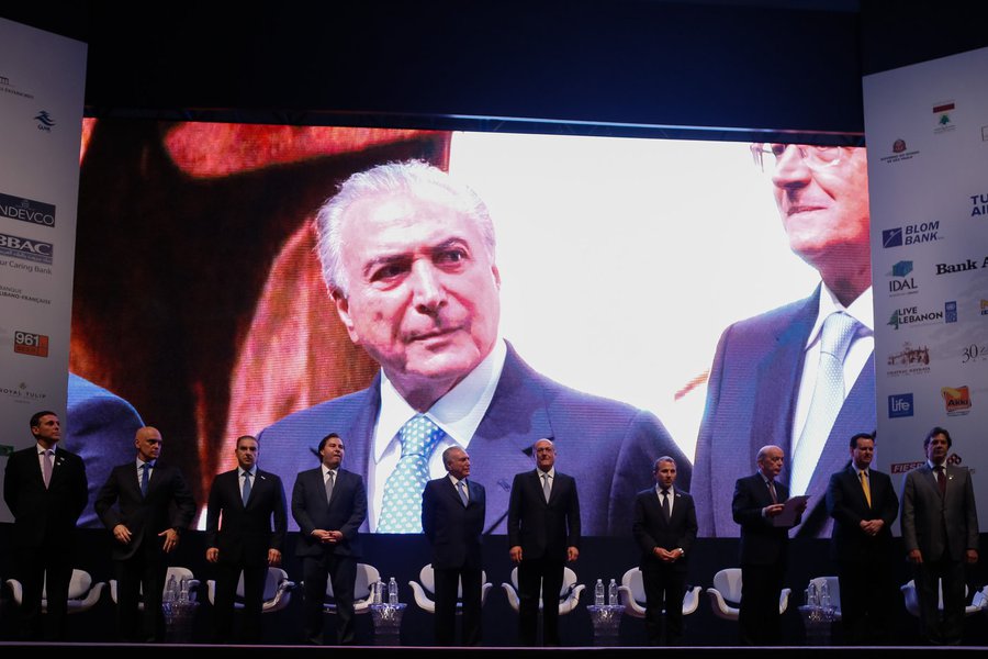 Presidente Michel Temer durante Sessão de Abertura da Conferência Potencial da Diáspora Libanesa da América Latina. (São Paulo - SP 27/11/2016) Foto: Beto Barata/PR
