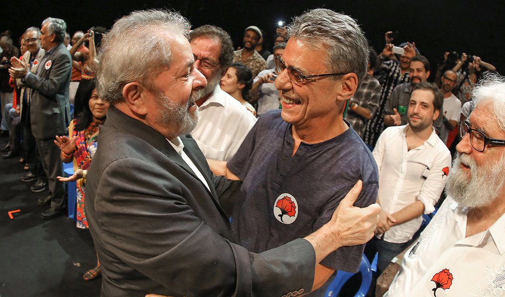 Rio de Janeiro- RJ- Brasil- 11/04/2016- Ex-presidente Lula, durante ato pela democracia com intelectuais e artistas. Foto: Ricardo Stuckert/ Instituto Lula