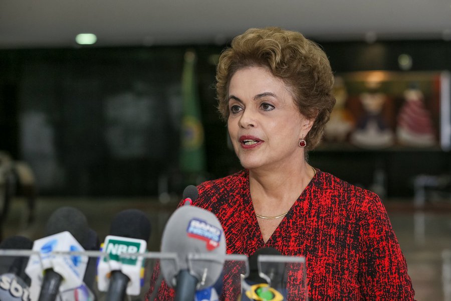 Brasília - DF, 16/03/2016. Presidenta Dilma Rousseff durante coletiva de imprensa. Foto: Roberto Stuckert Filho/PR