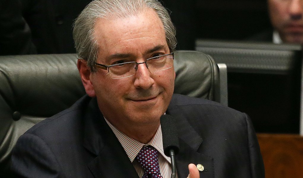 Brasília- DF 26-04-2016 Presidente da câmara dos deputados, Eduardo Cunha durante sessão da câmara. Lula Marques/Agência PT