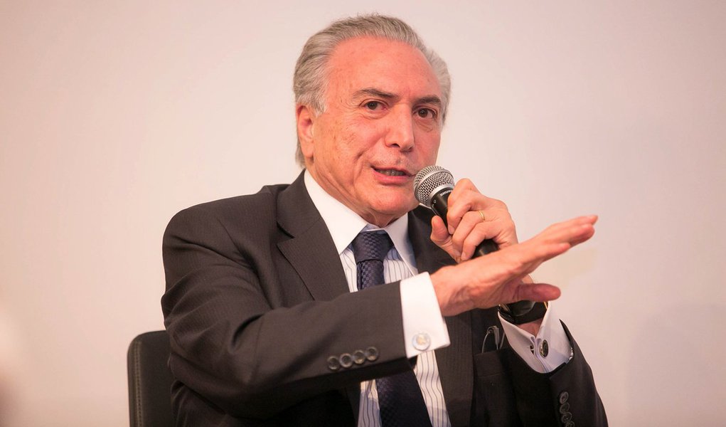03/09/2015 - 03-09-2015 Vice-presidente Michel Temer participa agora de debate sobre política em São Paulo. Foto: Romério Cunha