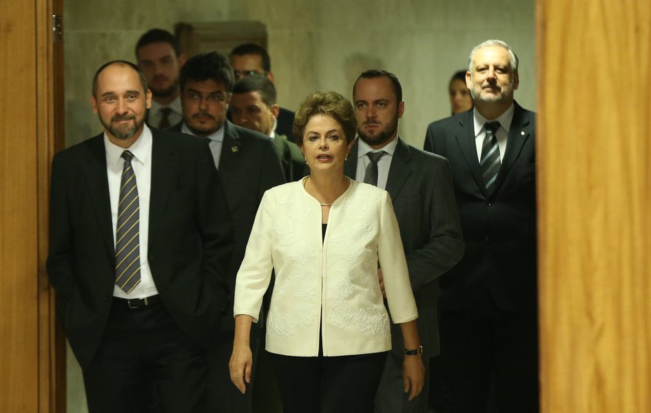 Brasília- DF 02-12-2015 Foto Lula Marques/Agência PT Presidenta Dilma durante pronunciamento.