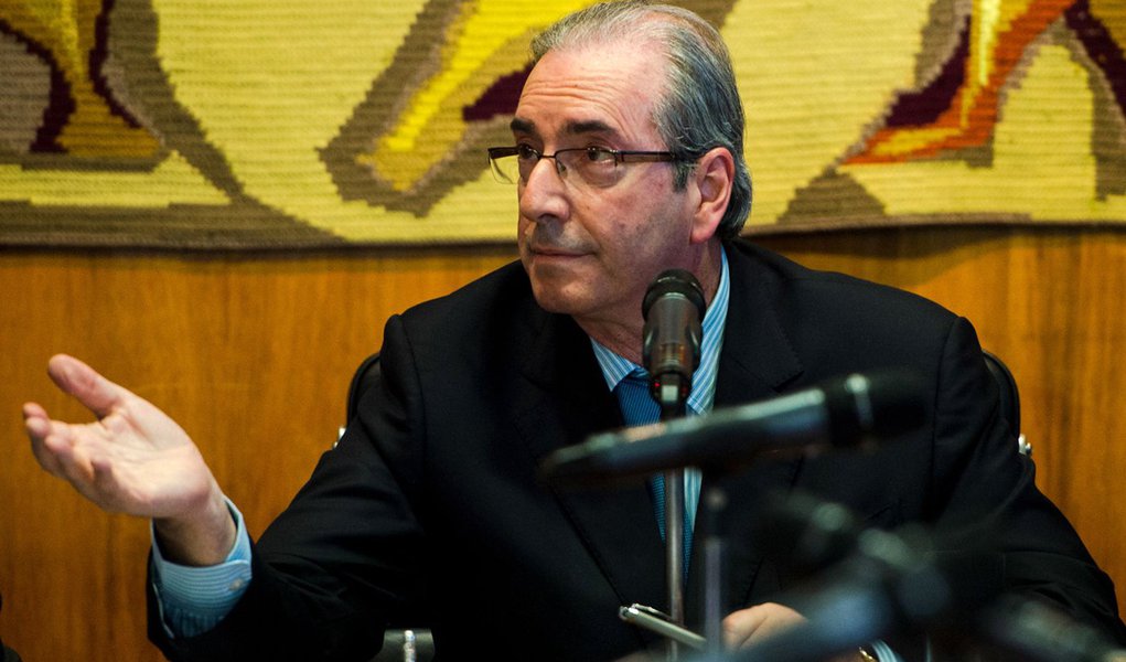 Bras�lia - Presidente da C�mara dos Deputados, Eduardo Cunha, se re�ne com l�deres dos partidos na C�mara (Marcelo Camargo/Ag�ncia Brasil)