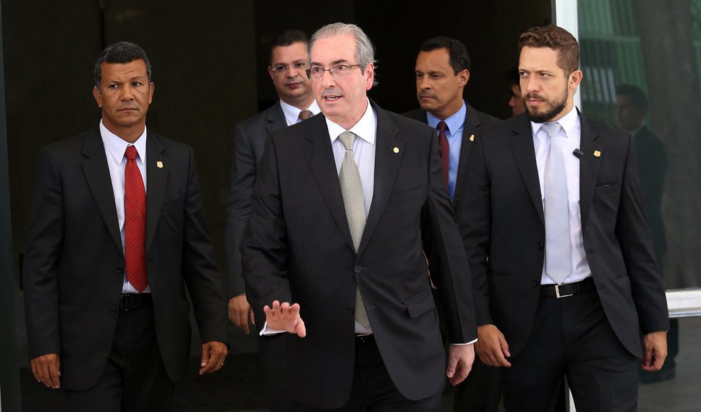 Brasília- DF 23-12-2015 Foto Lula Marques/Agência PT Presidente da Câmara dos deputados, Eduardo Cunha durante entrevista no STF.