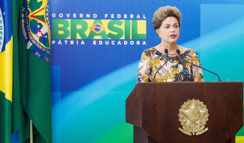 Brasília - DF, 17/09/2015. Presidenta Dilma Rousseff durante cerimônia de recondução do Procurador-Geral da República, Rodrigo Janot. Foto: Roberto Stuckert Filho/PR