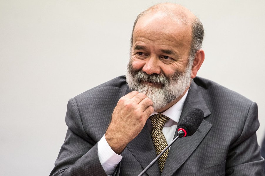 Brasília- DF- Brasil- 09/04/2015-  O tesoureiro do PT, João Vaccari Neto, presta depoimento na CPI da Petrobrás, na Câmara dos Deputados (Marcelo Camargo/Agência Brasil)