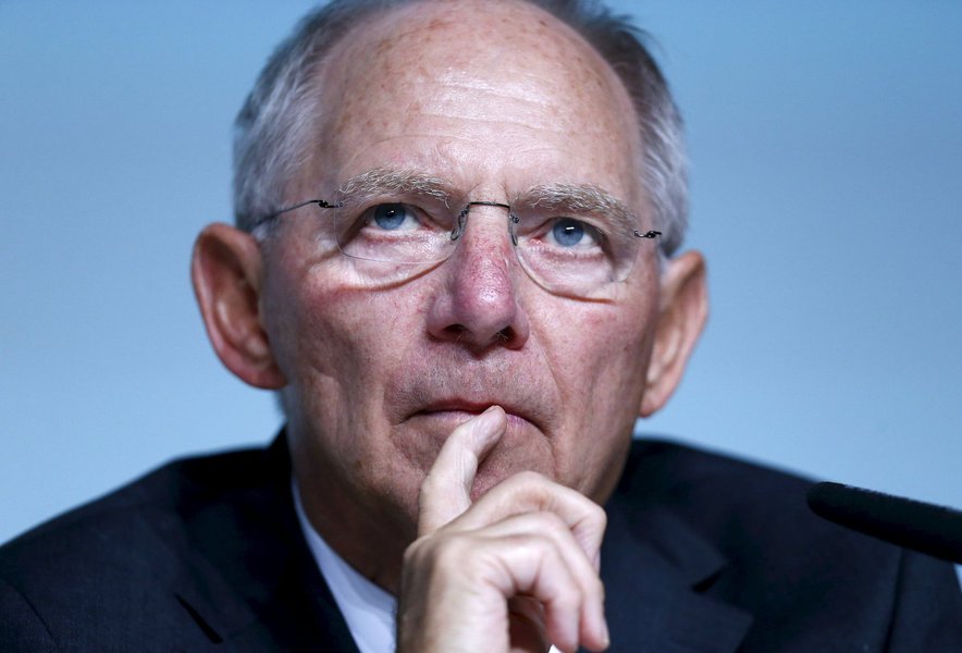 Ministro alemão Wolfgang Schaeuble em Frankfurt 9/7/2015 REUTERS/Ralph Orlowski