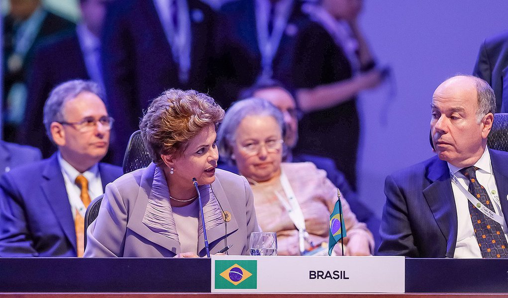 San José - Costa Rica. 28/01/2015. Presidenta Dilma Rousseff durante 2ª Sessão Plenária da III Cúpula da Comunidade de Estados Latino-Americanos e Caribenhos (CELAC). Foto: Roberto Stuckert Filho/PR