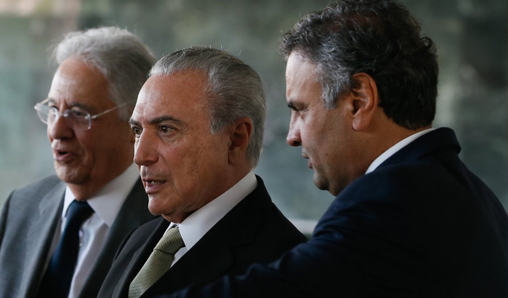 (Brasília - DF 25/11/2016) Presidente Michel Temer recebe lideranças do PSDB para almoço no Palácio da Alvorada. Foto: Beto Barata/PR