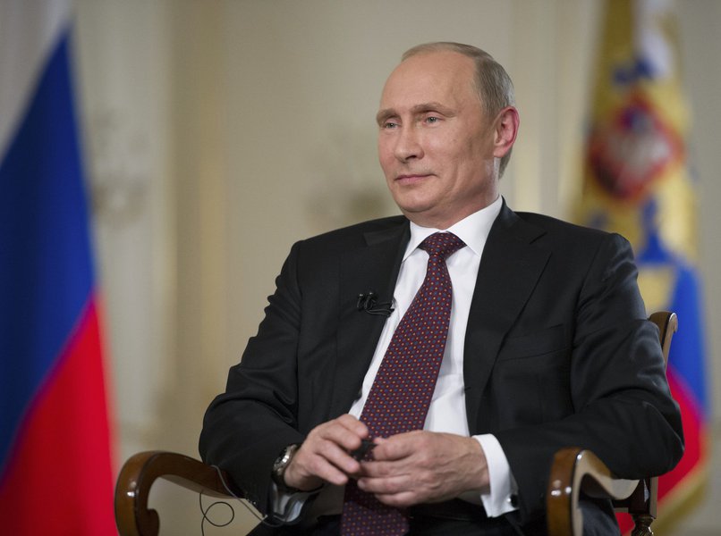 Russian President Vladimir Putin gives an interview at the Novo-Ogaryovo state residence outside Moscow September 3, 2013. Putin said Russia may approve a military operation in Syria if Damascus is proven to have carried out chemical weapons attacks, but 