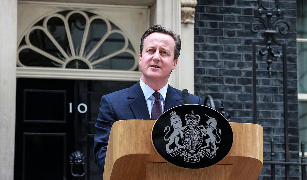 London- UK- 10/05/2015- Following the results of the 2015 general election, the Prime Minister David Cameron made a speech outside Downing Street. Photo: Robert Thom/ The Prime Minister's Office
