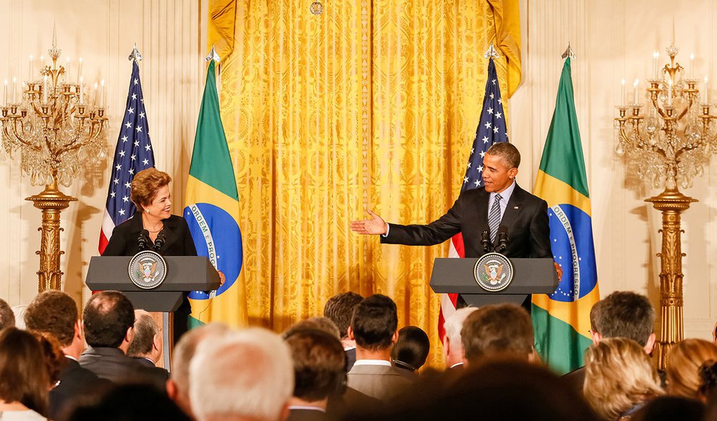 Washington - EUA, 30/06/2015. Presidenta Dilma Rousseff durante Declaração à imprensa com o presidente dos Estados Unidos da América, Barack Obama. Foto: Roberto Stuckert Filho/PR