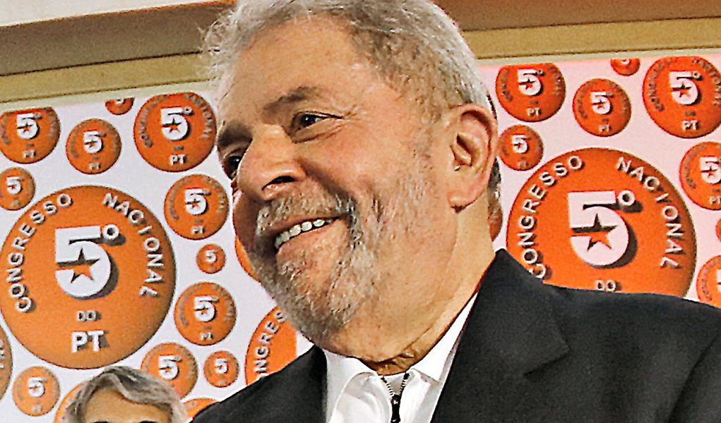 Salvador- BA- Brasil- 11/06/2015- O ex-presidente Lula, durante o 5º Congresso Nacional do PT.

Foto: Ricardo Stuckert/ Instituto Lula