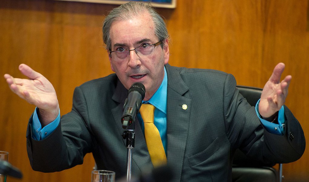 O presidente da Câmara dos Deputados, Eduardo Cunha, durante reunião da Mesa Diretora (Marcelo Camargo/Agência Brasil)