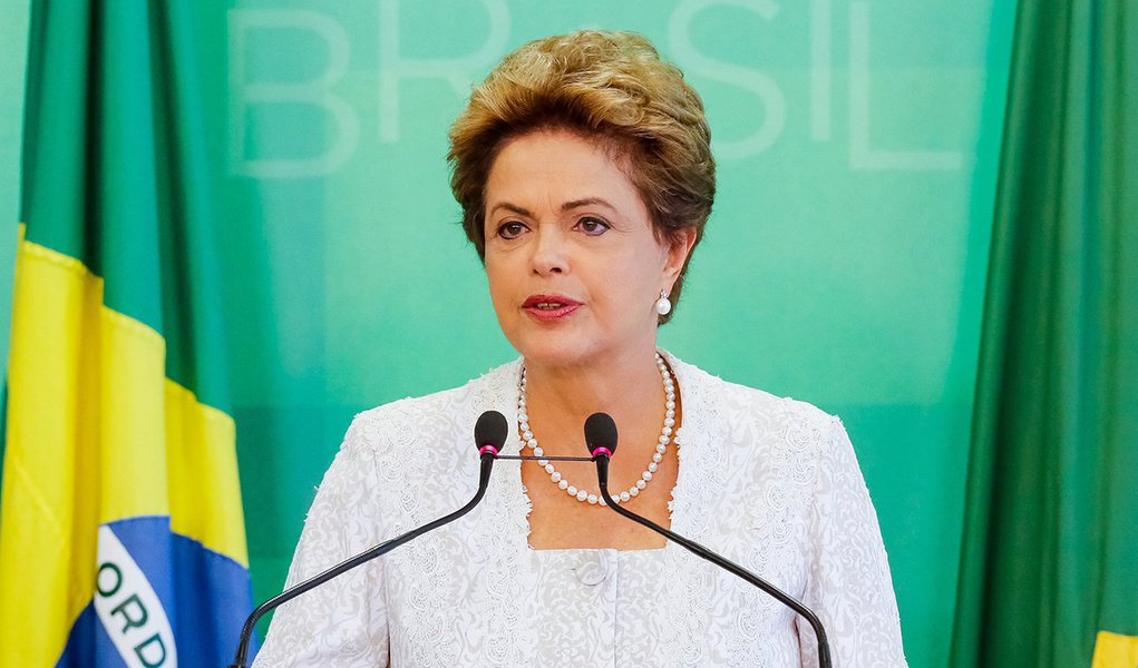 Brasília - DF, 02/10/2015. Presidenta Dilma Rousseff durante anúncio da reforma administrativa do Governo Federal. Foto: Ichiro Guerra/PR