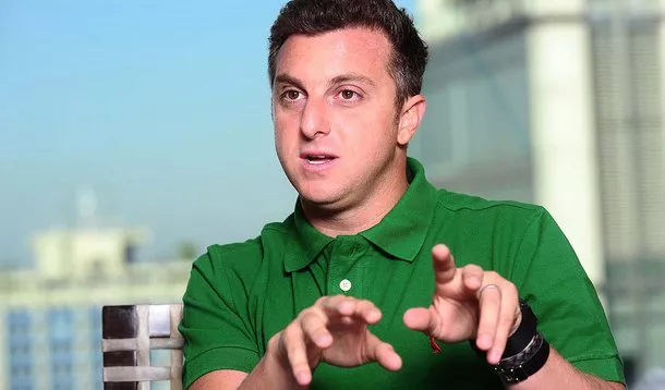 Luciano Huck, apresentador do programa "Caldeir„o do Huck", da Rede Globo.
