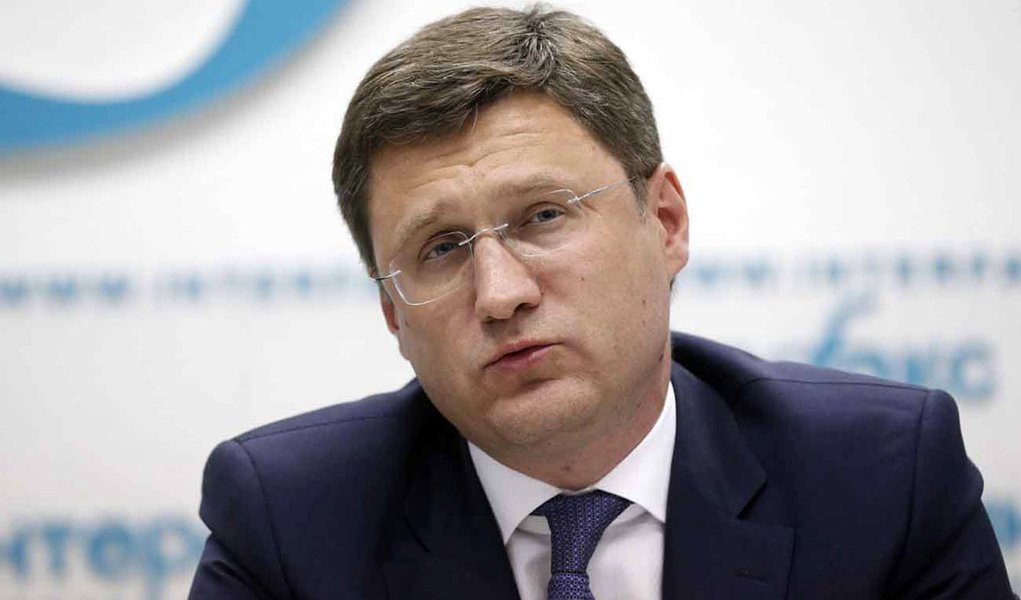 epa04260750 Russian Energy Minister Alexander Novak attends a news conference in Moscow, Russia, 16 June 2014. Gazprom imposed the pre-payment deadline for Naftogaz of Ukraine on 16 June due to persistent non-payments by Naftogaz of Ukraine, according to 