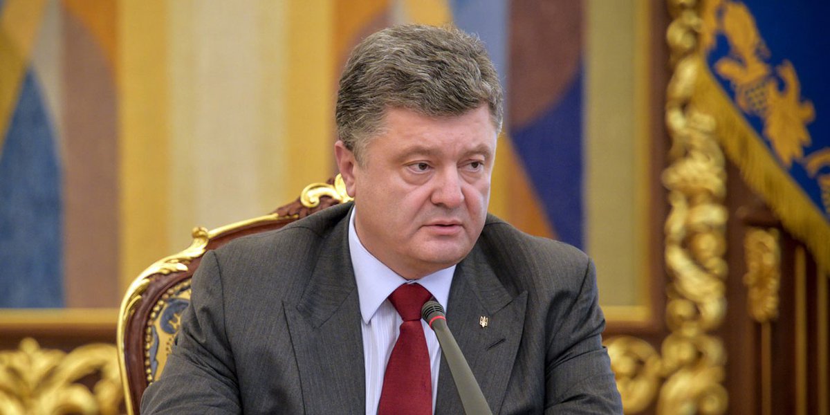 Ukrainian President Petro Poroshenko chairs a meeting in Kiev July 17, 2014. Ukrainian armed forces were not involved in the Malaysia Airlines passenger plane MH17 being brought down in eastern Ukraine, the presidential press service said on Thursday. Int