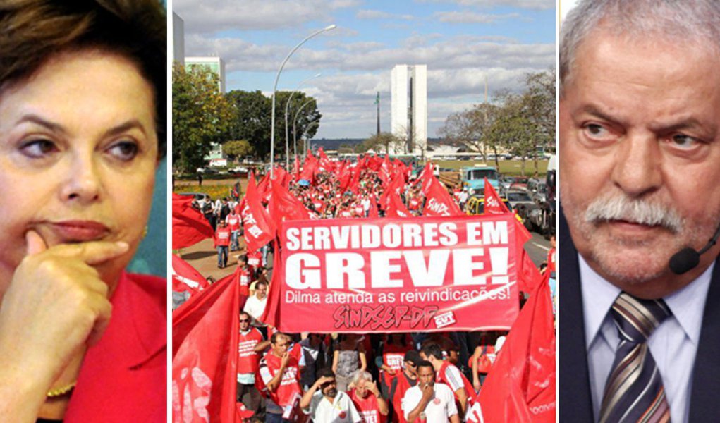 Tensão grevista opõe estilos de Dilma e Lula