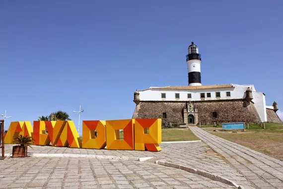 O Farol da Barra, em Salvador