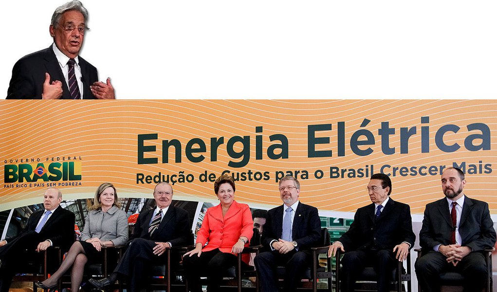 Dilma anuncia novo preço na energia e mira FHC