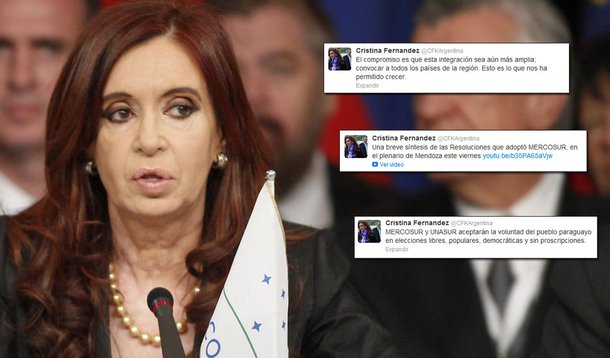 Após Chávez, Cristina quer mais sócios no Mercosul