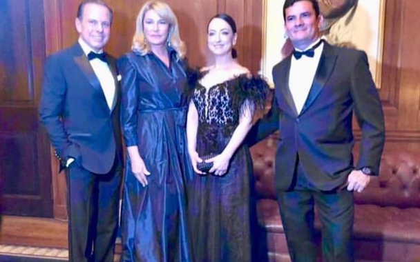 João Doria e Sérgio Moro em evento em Nova Iorque