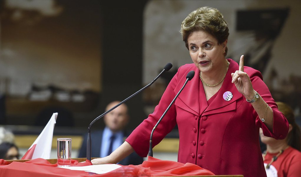 Conferência Mulheres na Democracia com palestra da ex-presidente Dilma Rousseff, organizado pelo gabinete ver. Sofia Cavedon. Na foto: ex-presidente Dilma Rousseff