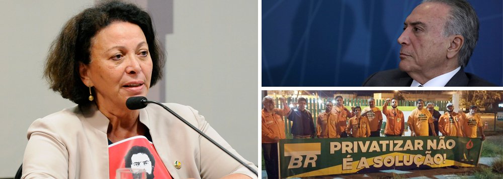 Ex-senadora e ex-ministra do governo Dilma, Ideli Salvatti ressalta a importância da campanha "O Petróleo é do Brasil", que pretende mobilizar a opinião pública e propor ações jurídicas contra o desmonte da Petrobras; "É necessário frear todo o desmonte ofertado por Temer e sua corja", defende, em entrevista à TV 247; assista