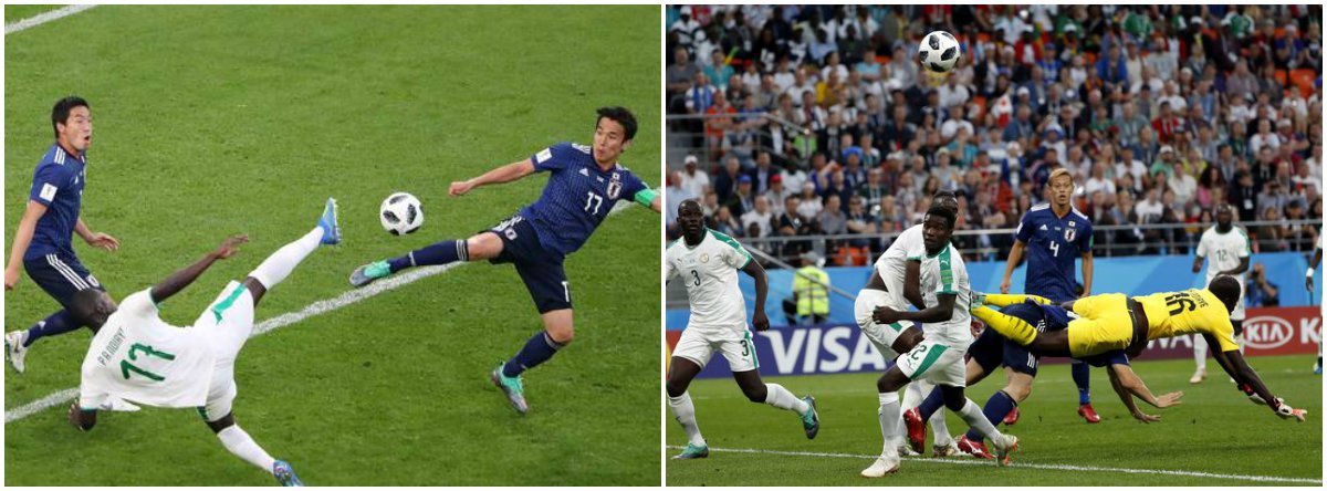 Japão e Senegal fizeram um jogo movimentado neste domingo (24) em Ecaterimburgo, com quatro gols e muita disposição; o empate mostrou um Japão veloz, que jogou de igual para igual com um time mais alto e fisicamente mais forte; resultado dá aos dois times a vantagem do empate na última rodada para garantirem a classificação; as duas seleções têm 4 pontos no grupo H