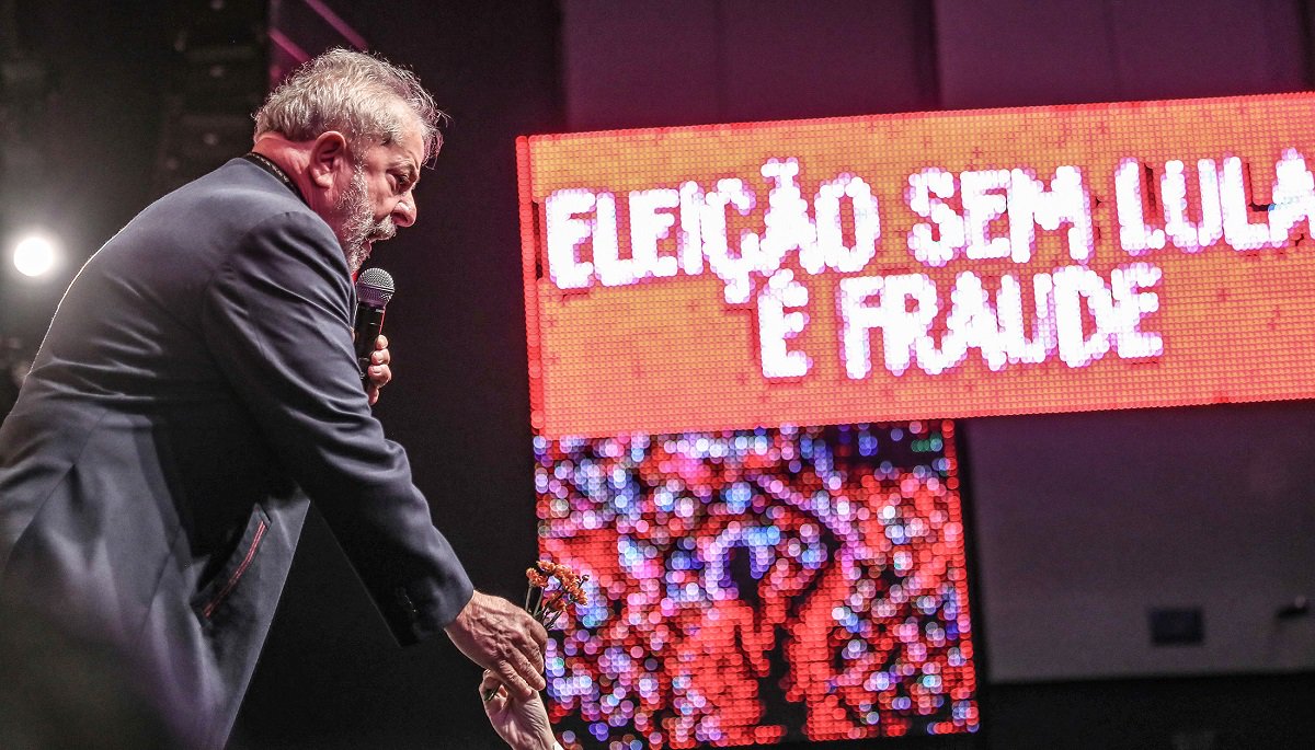 Ex-presidente Lula em ato com artistas e intelectuais no Rio de Janeiro. Foto Ricardo Stuckert
