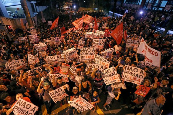 Vigília democrática em solidariedade à Lula. Sindicato dos Metalúrgicos do ABC. 05.04.2018 Foto: Adonis Guerra/SMABC